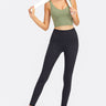 Fashion Collection Deep V-Neck Crop Sports Bra - LXM Fashion 
