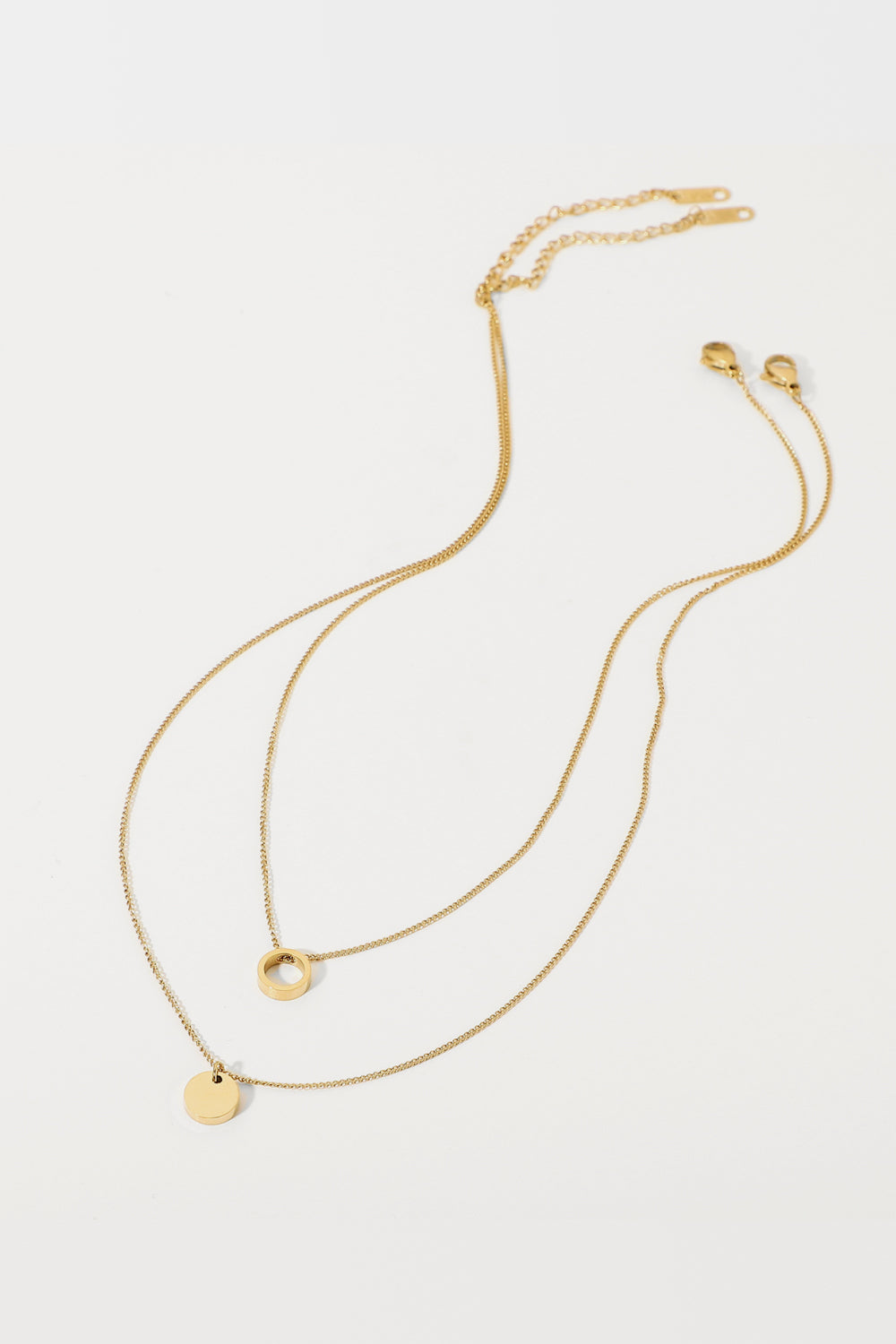 Circle Pendant Necklace Set - LXM Fashion 