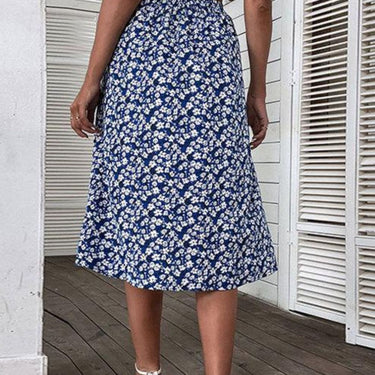Ditsy Floral Ruffled Skirt - LXM Fashion 
