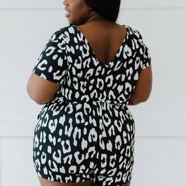 Sew In Love Like an Animal Full Size Run Printed Romper - LXM Fashion 