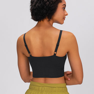 Fashion Collection Adjustable Strap Sports Bra - LXM Fashion 