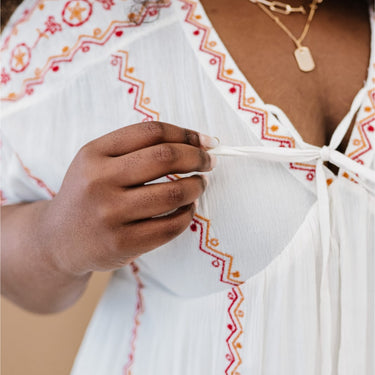 ODDI School's Out Embroidered Dress - LXM Fashion 