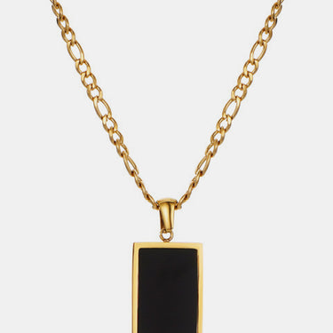 Rectangle Pendant Necklace - LXM Fashion 