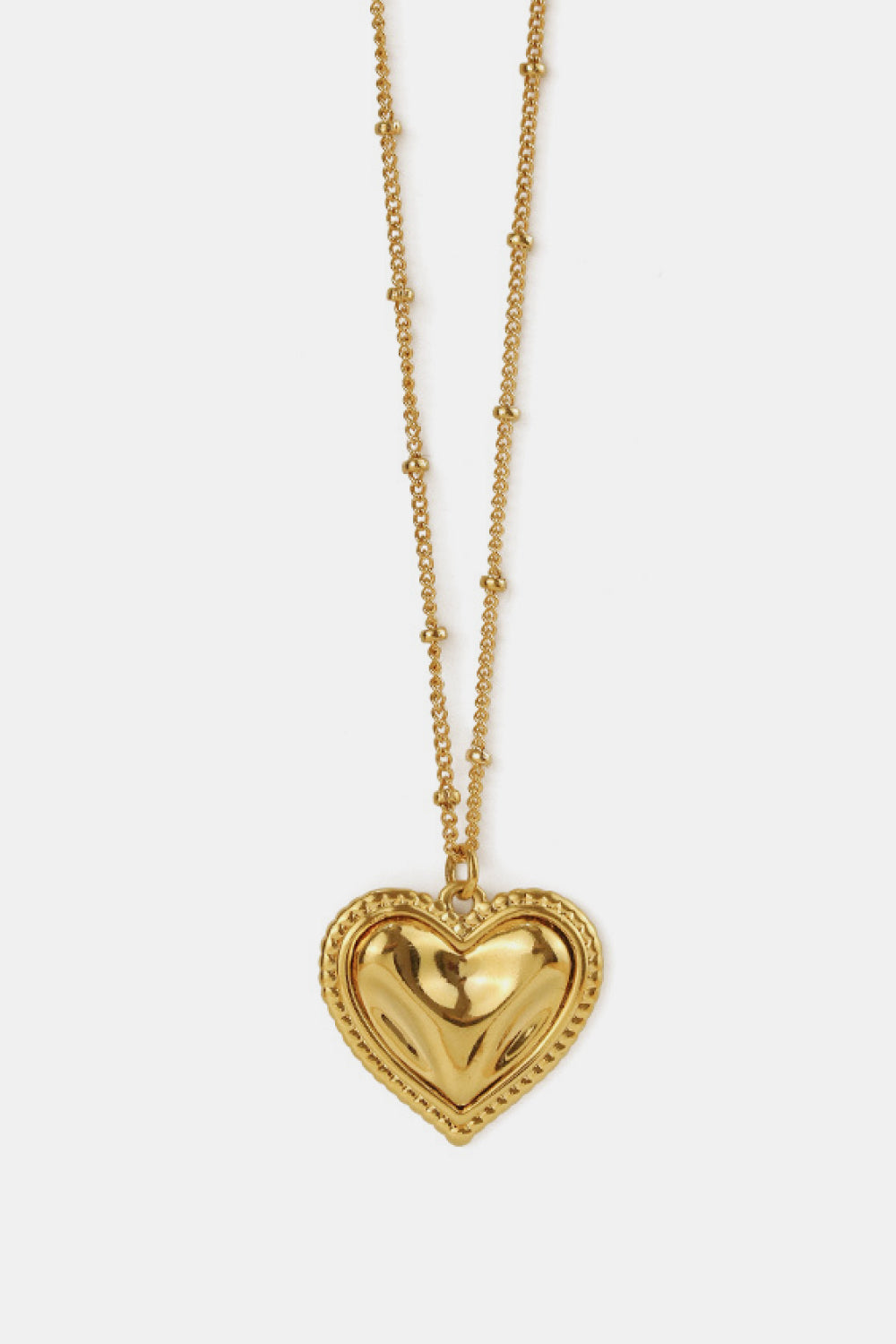 Framed Heart Pendant Necklace - LXM Fashion 