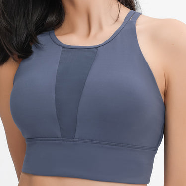 Fashion Collection Mesh V Sports Bra - LXM Fashion 