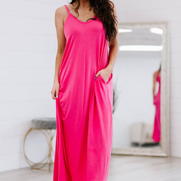 Zenana Beach Vibes Full Size Cami Maxi Dress - LXM Fashion 