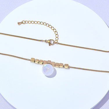 Fair and Square Beaded Necklace - LXM Fashion 