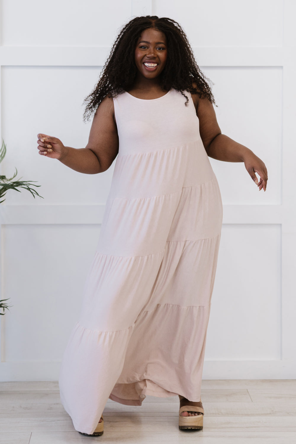 Zenana Love Letter Tiered Sleeveless Maxi Dress - LXM Fashion 