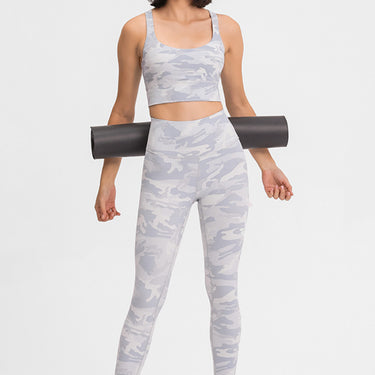 Double-Strap Cross-Back Sports Bra - LXM Fashion 
