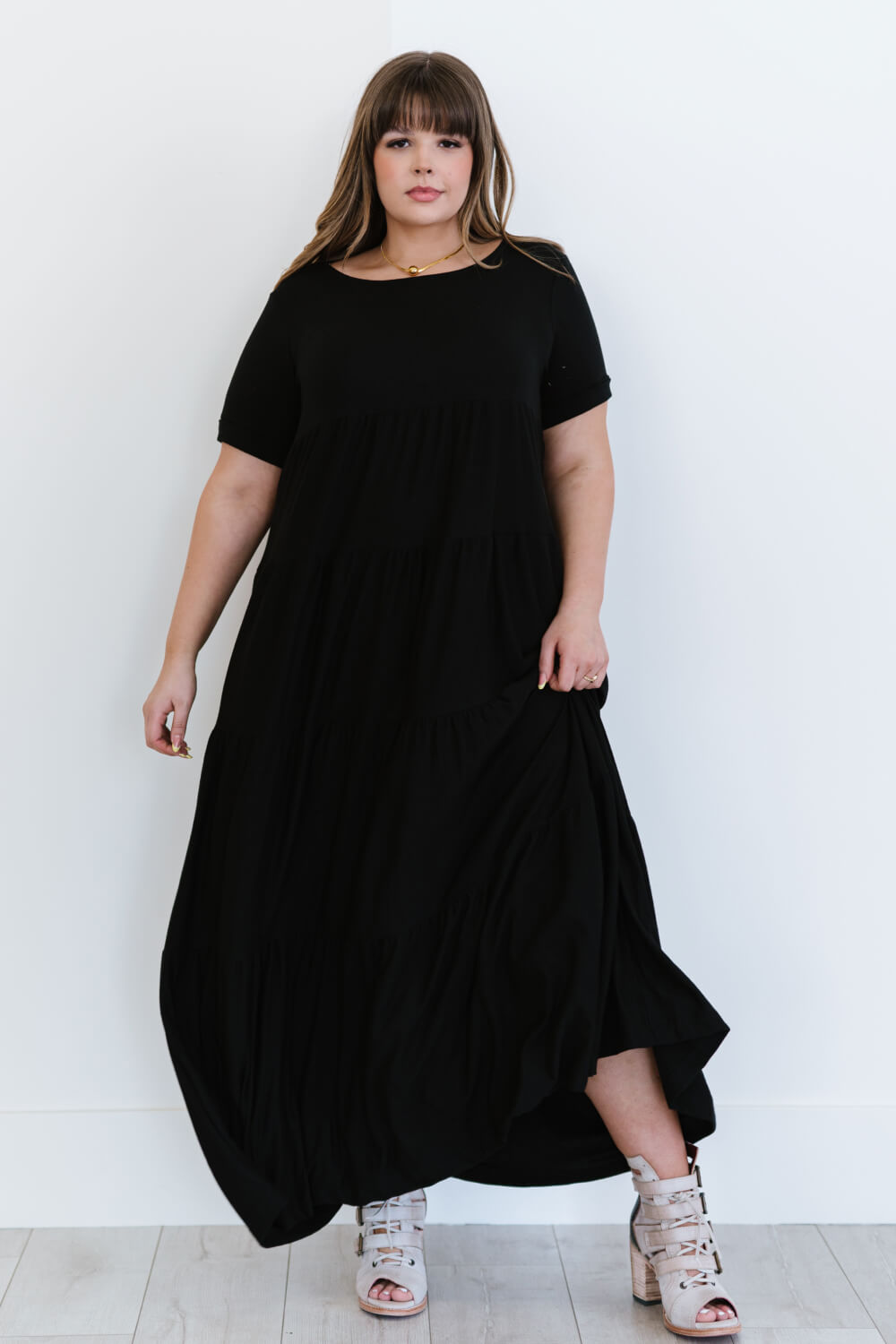 Zenana Let's Go Girl Tiered Maxi Dress - LXM Fashion 
