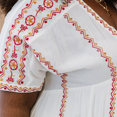 ODDI School's Out Embroidered Dress - LXM Fashion 
