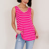 Zenana San Francisco Stroll Full Size Run Striped Tank - LXM Fashion 