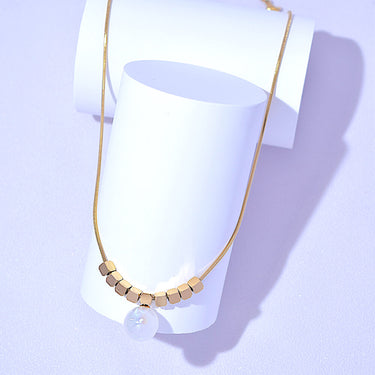 Fair and Square Beaded Necklace - LXM Fashion 