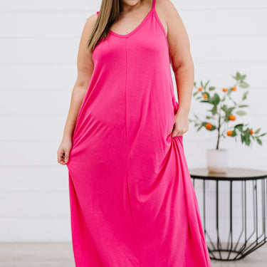 Zenana Beach Vibes Full Size Cami Maxi Dress - LXM Fashion 