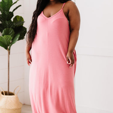 Zenana Beach Vibes Full Size Run Cami Maxi Dress - LXM Fashion 