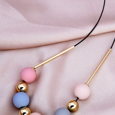 Pastel Beaded Necklace - LXM Fashion 