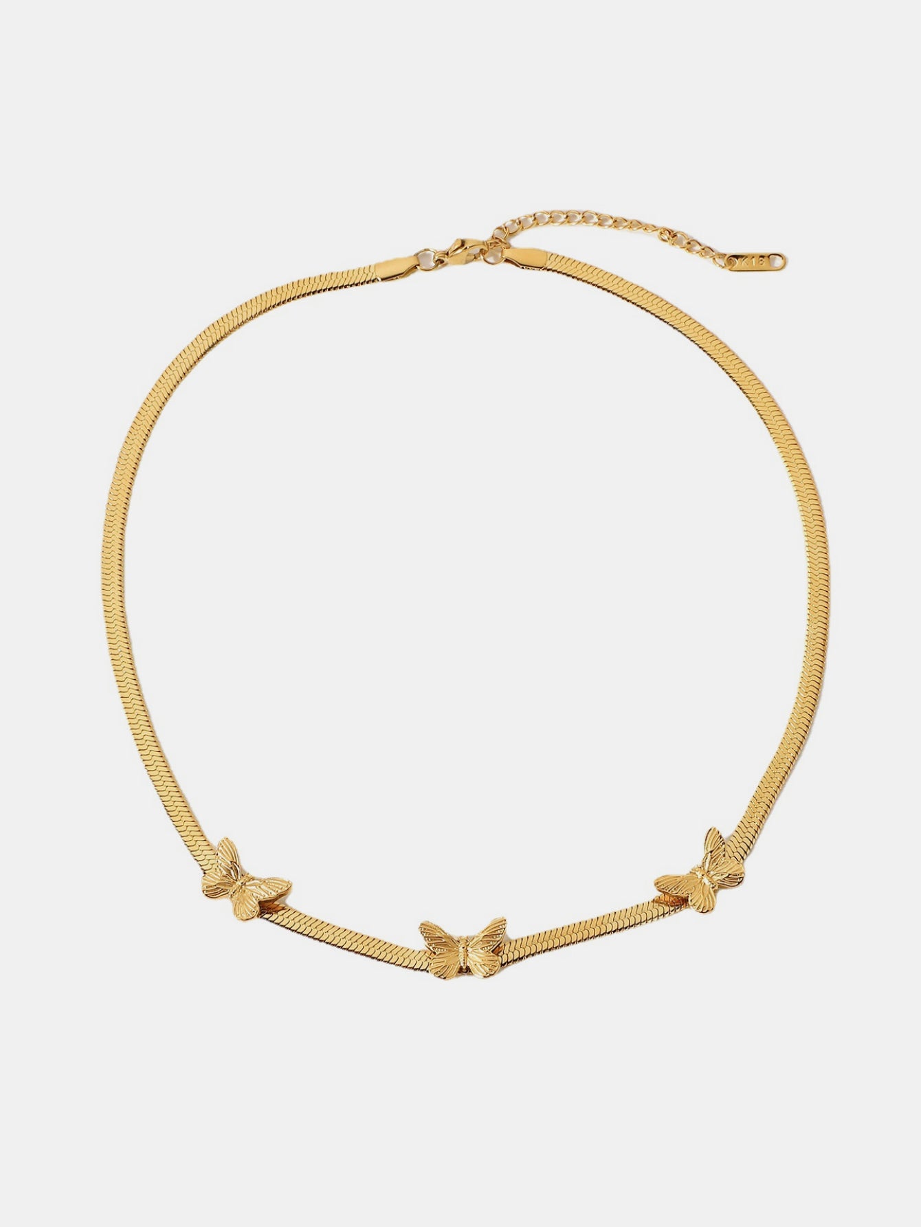 Butterflies Snake Chain Necklace - LXM Fashion 