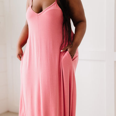 Zenana Beach Vibes Full Size Run Cami Maxi Dress - LXM Fashion 