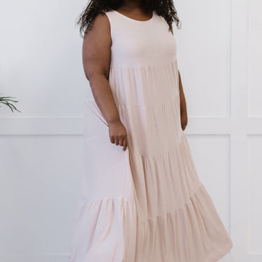 Zenana Love Letter Tiered Sleeveless Maxi Dress - LXM Fashion 
